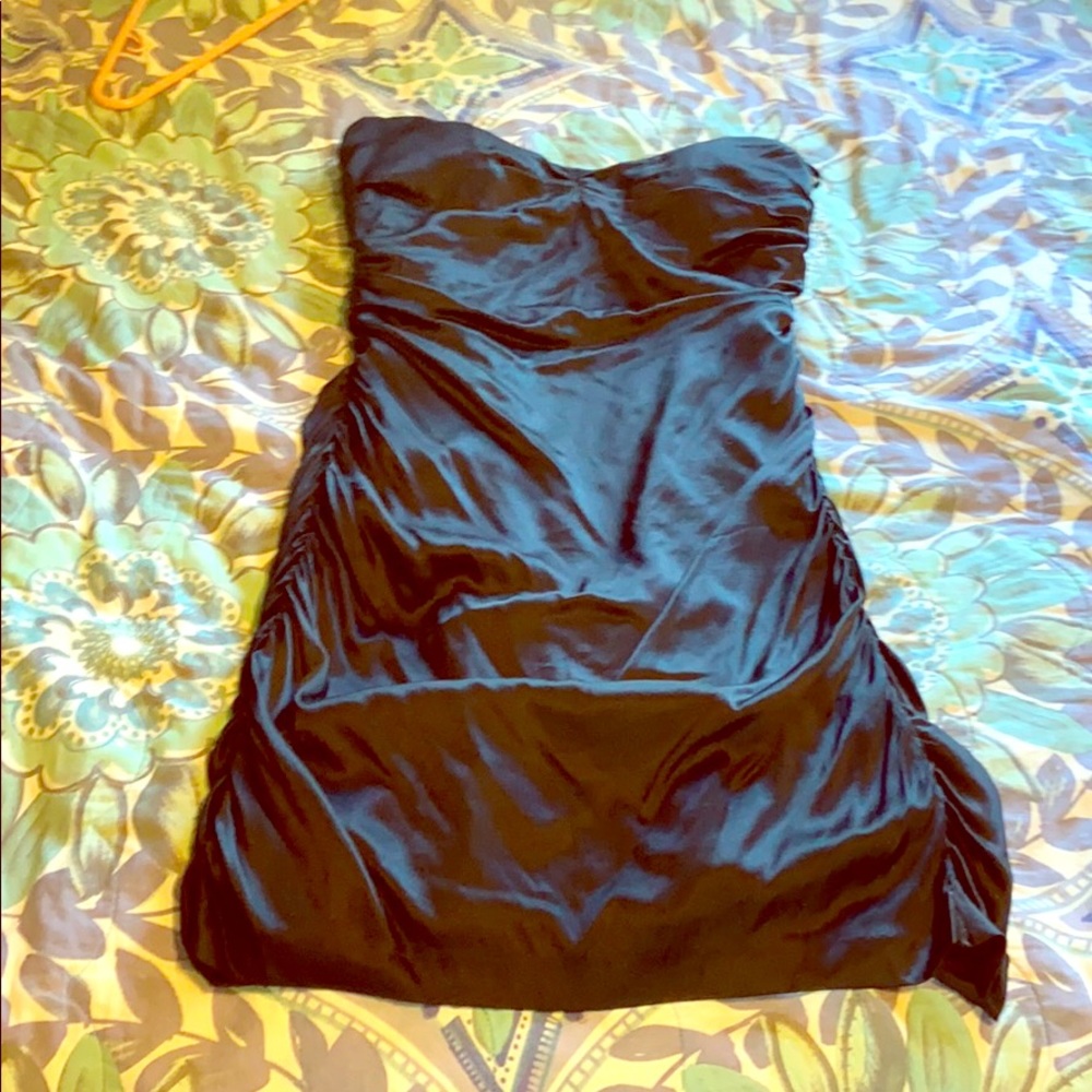Strapless cocktail dress